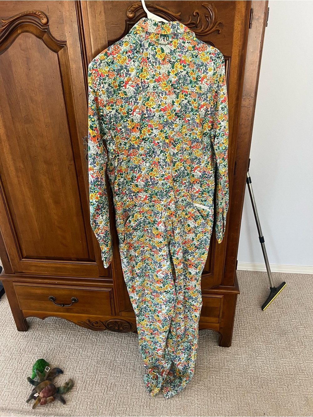 Duluth Trading CoHeirloom Gardening Coveralls in Floral Multicolor S NWT - Picture 6 of 6